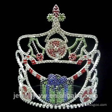 Fashion crystal gift box christmas pageant crowns